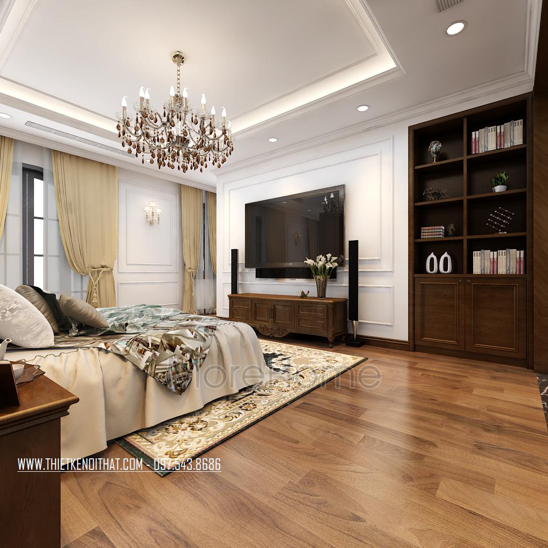 Nội thất phòng ngủ khách sạn - phòng luxury